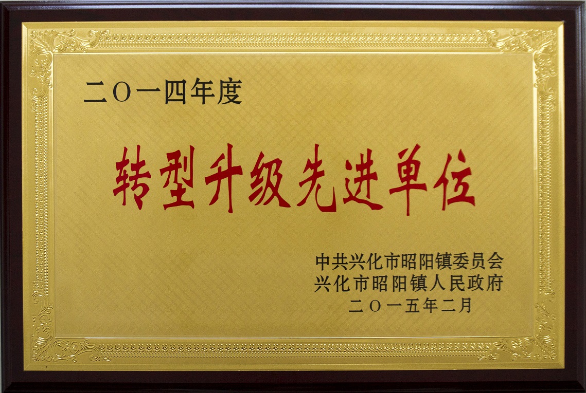 2014年轉型升級先進單位